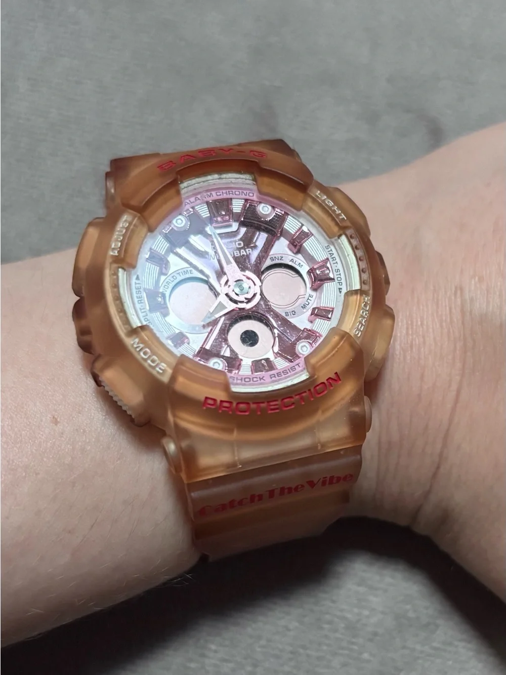 Casio Baby-G Women's Pink Resin Watch